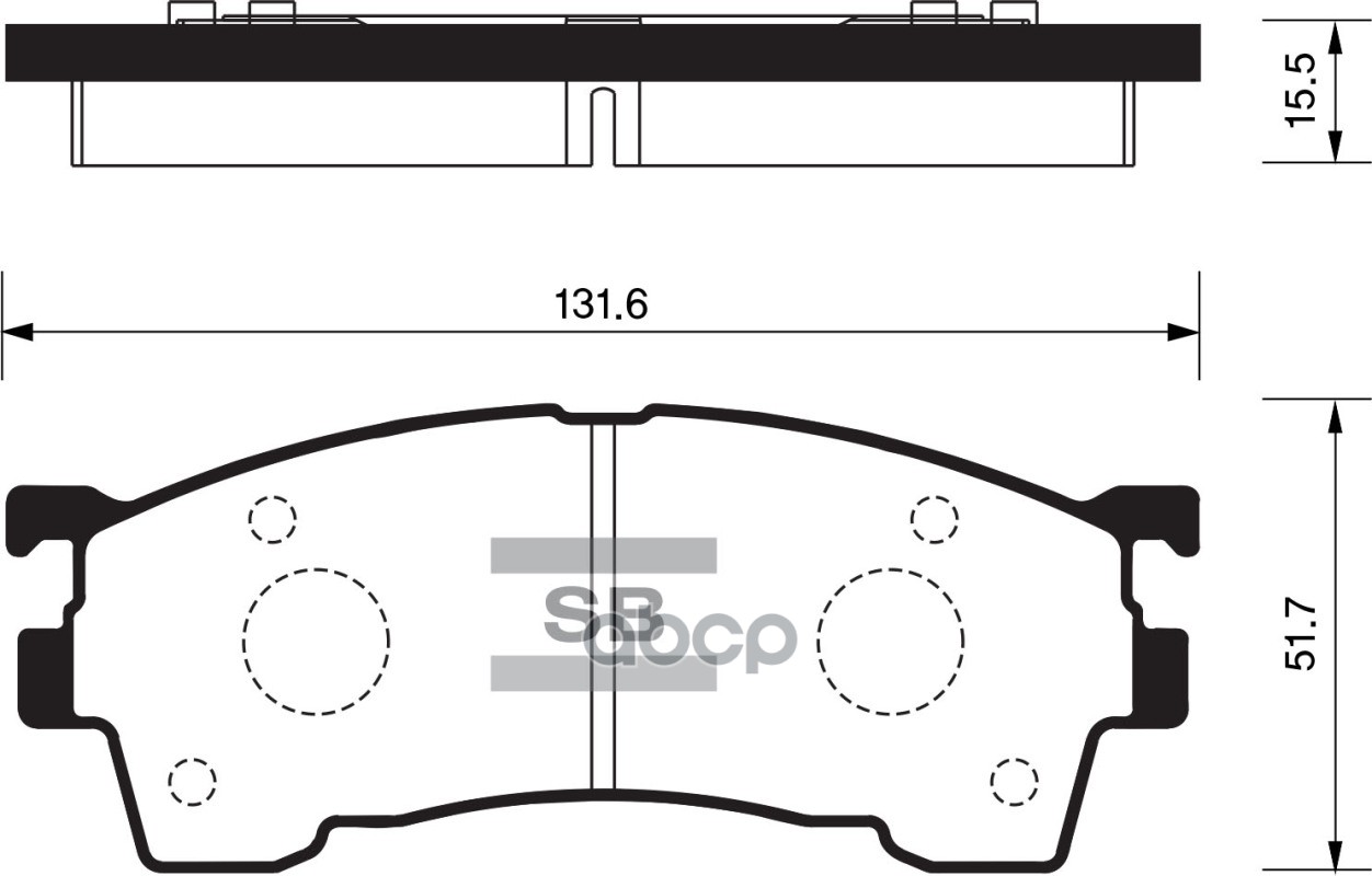 Колодки передние SANGSIN BRAKE SP2018